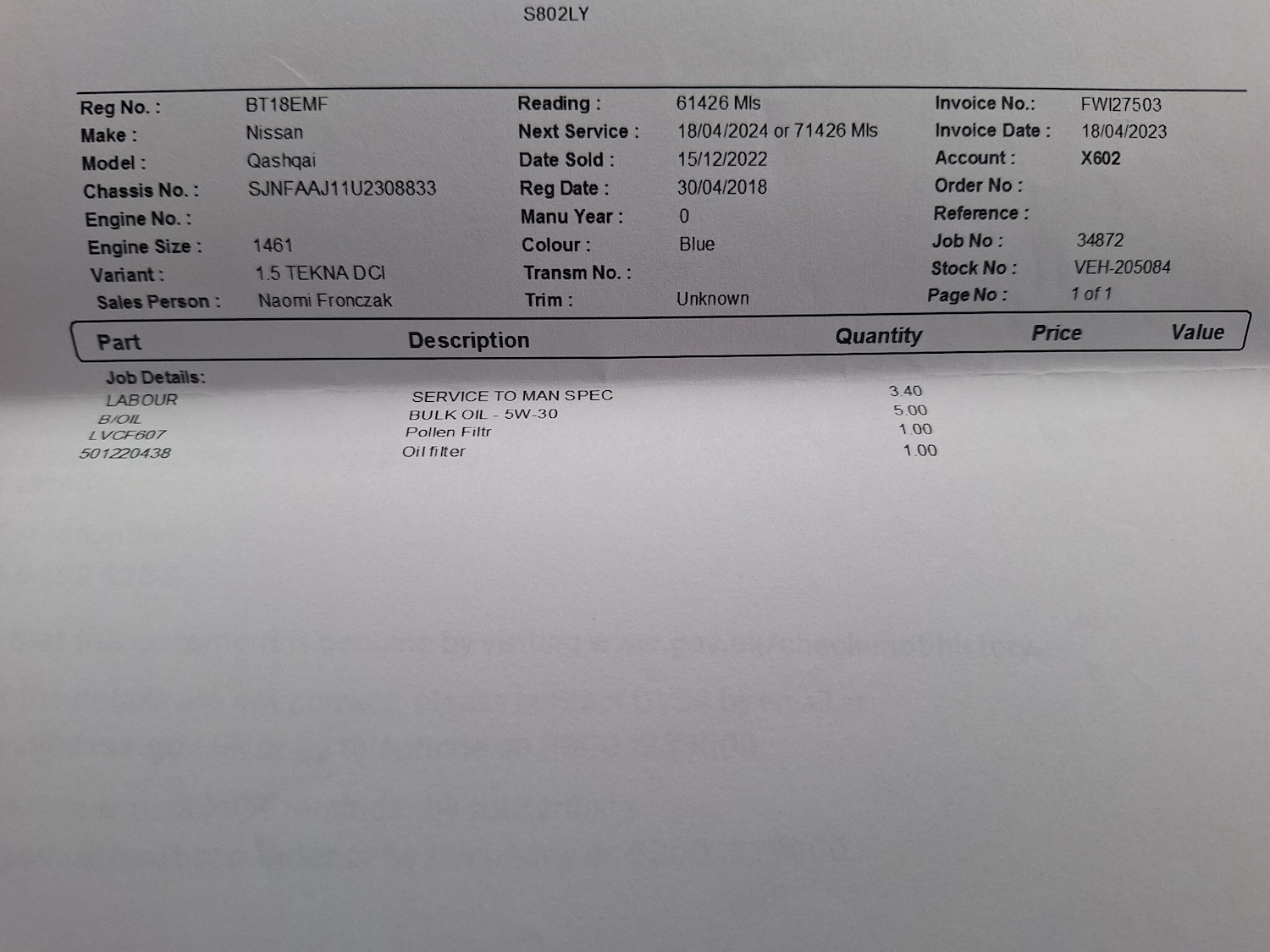 Used Nissan Qashqai 2018 for sale - 77456132: Photo 28