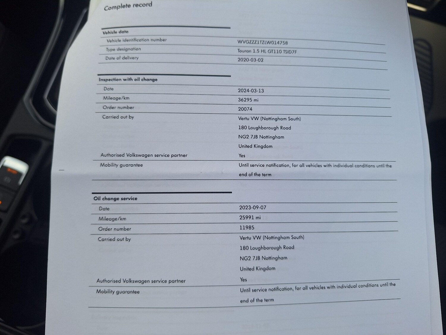 Used Volkswagen Touran 2020 for sale - 78034492: Photo 34