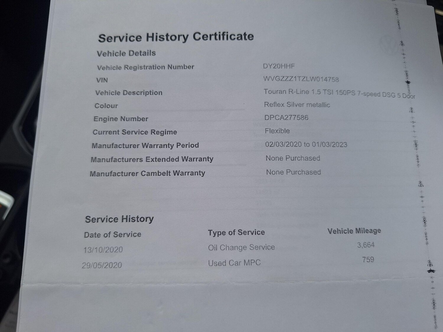 Used Volkswagen Touran 2020 for sale - 78034492: Photo 36