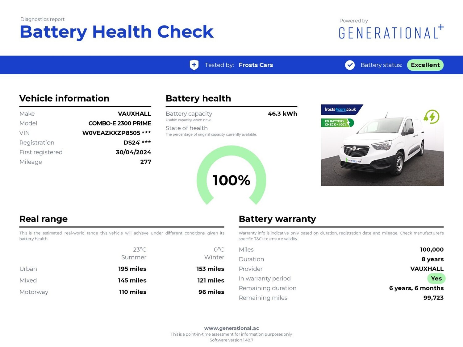 Used Vauxhall Combo 2024 for sale - 76254950: Photo 2