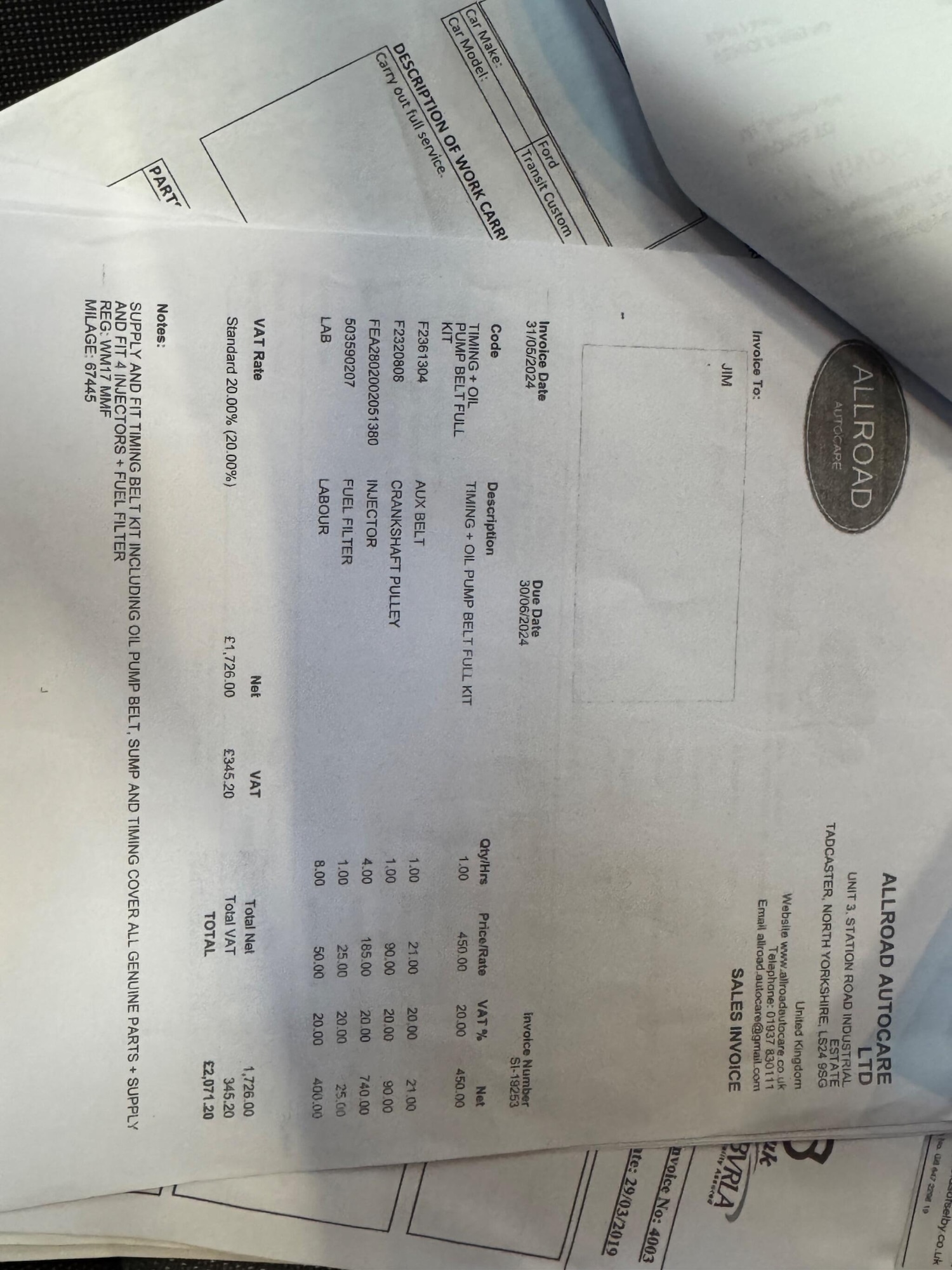 Used Ford Transit Custom for sale - 77364357: Photo 36