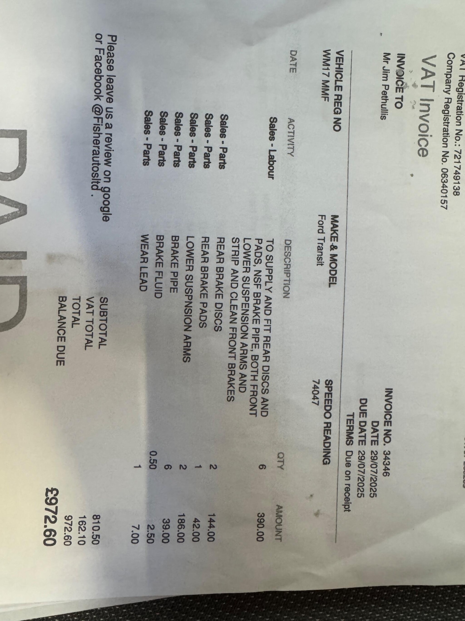 Used Ford Transit Custom for sale - 77364357: Photo 37