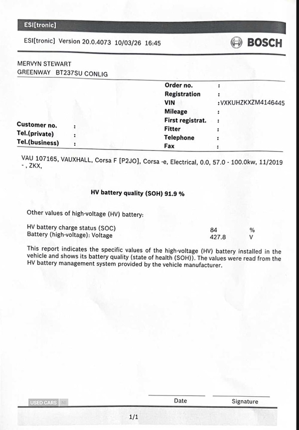 Used Vauxhall Corsa 2021 for sale - 77840134: Photo 12