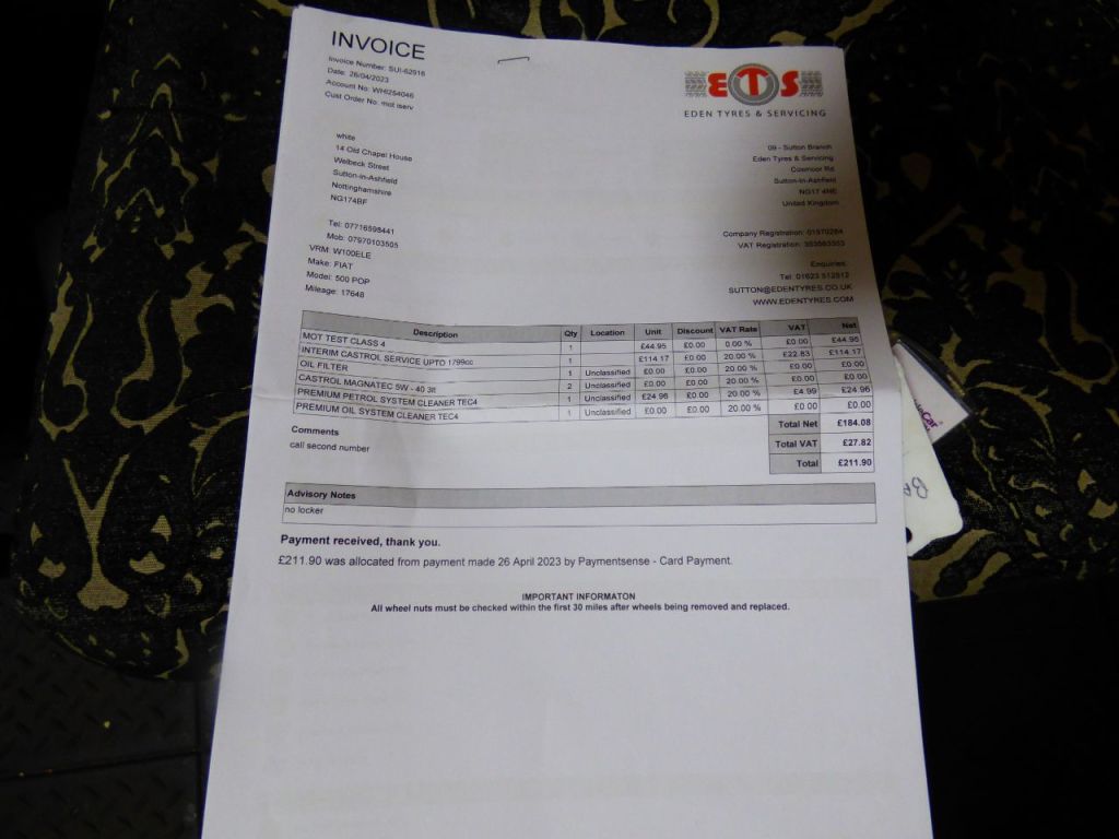 Used Fiat 500 2017 for sale - 76985479: Photo 26