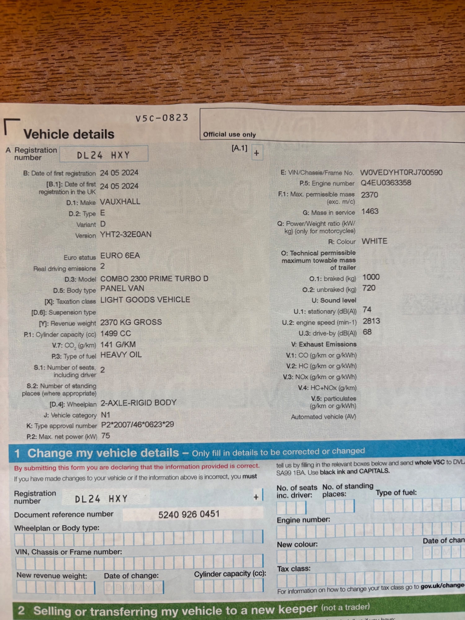 Used Vauxhall Combo 2024 for sale - 76462160: Photo 18