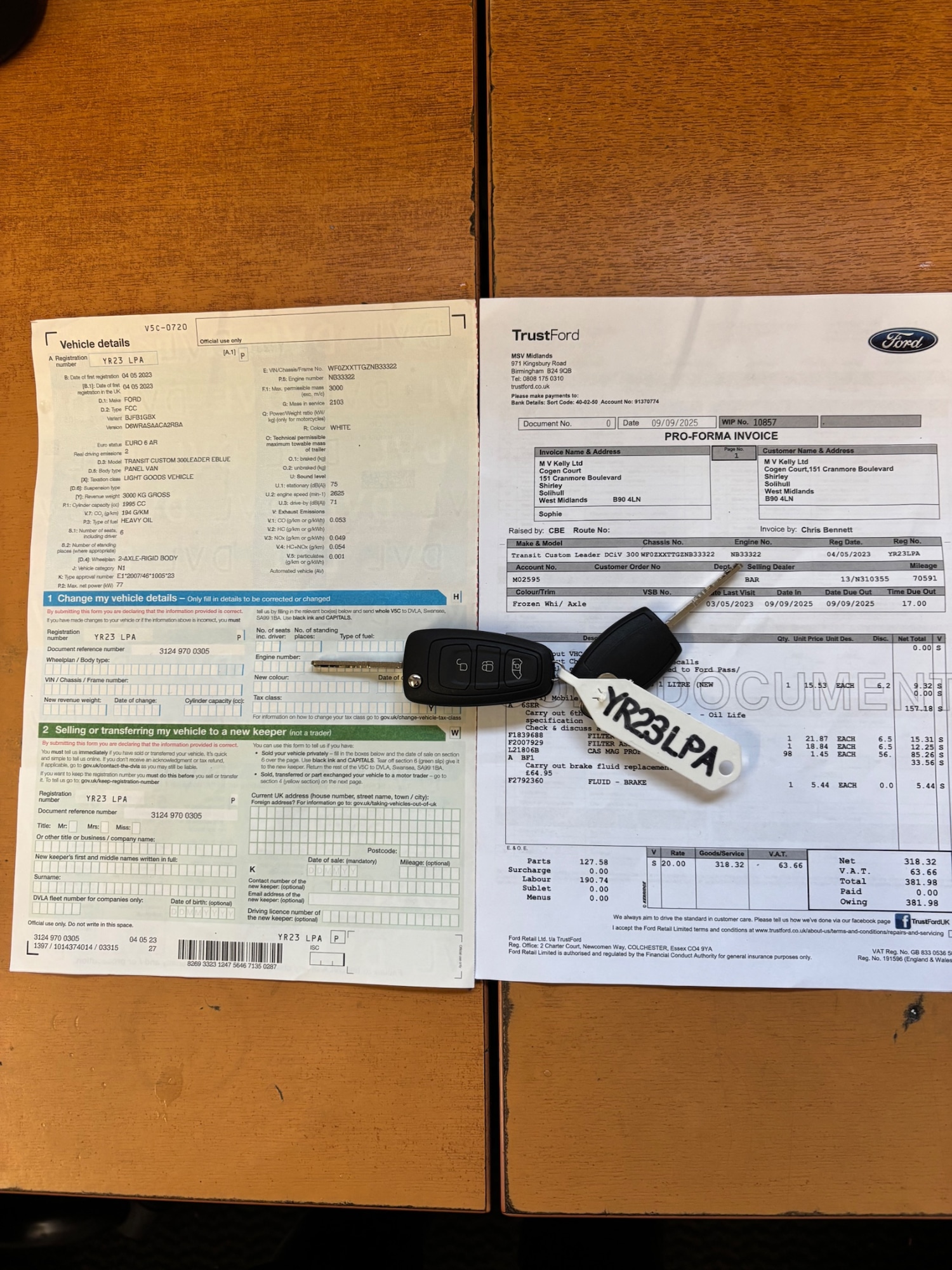 Used Ford Transit Custom 2023 for sale - 76948769: Photo 20