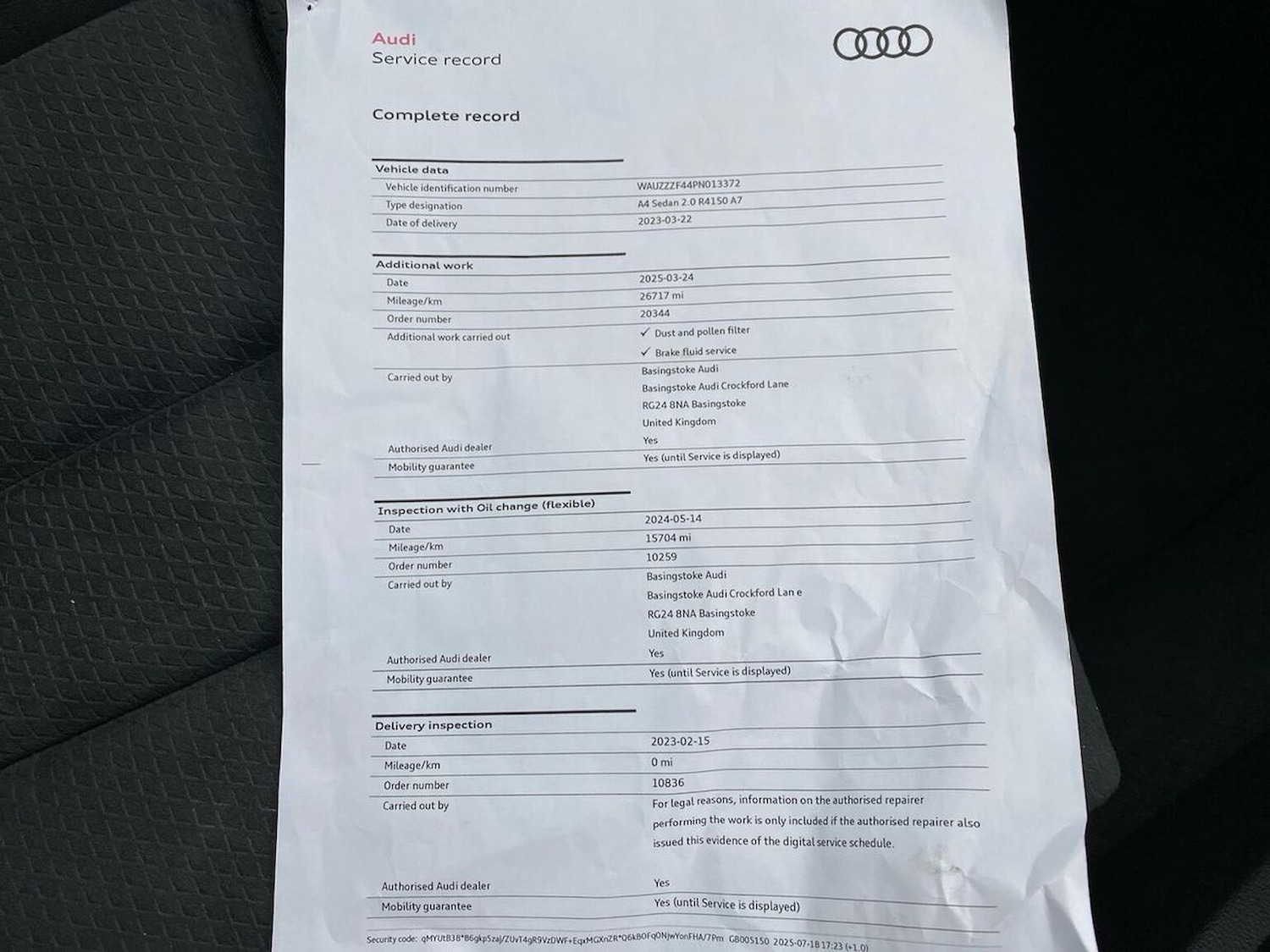 Used Audi A4 2023 for sale - 76329990: Photo 31