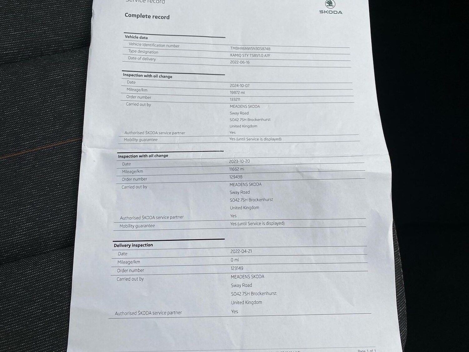 Used Skoda Kamiq 2022 for sale - 76287231: Photo 31