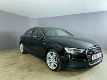Audi, A3 2019 (19) 1.0 SPORTBACK TFSI S LINE 5d 114 BHP IN SILVER WITH 1 OWNER FROM NEW, ULEZ 5-Door