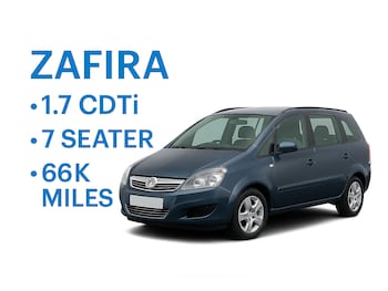 Used Vauxhall Zafira 2013 for sale - 76455560: Photo