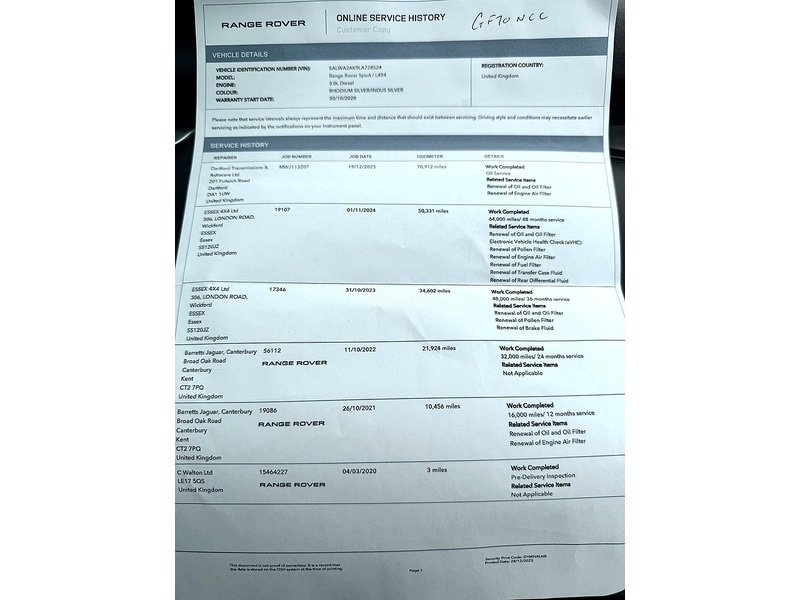 Used Land Rover Range Rover Sport 2020 for sale - 77303220: Photo 58