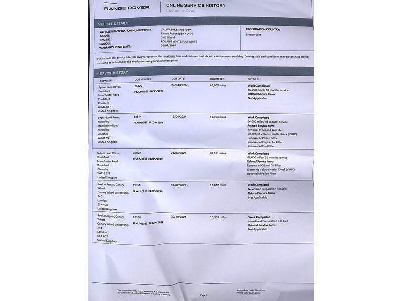 Used Land Rover Range Rover Sport 2019 for sale - 77200929: Photo 64