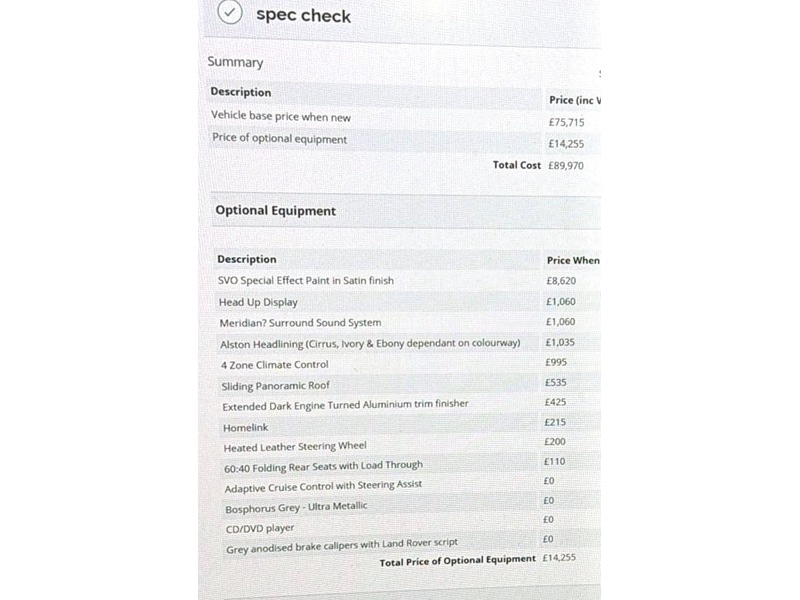 Used Land Rover Range Rover Sport 2019 for sale - 77007752: Photo 4