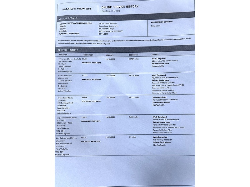 Used Land Rover Range Rover Sport 2019 for sale - 77007752: Photo 63