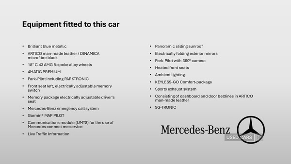 Used Mercedes-Benz C Class 2018 for sale - 78136662: Photo 5