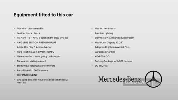 Used Mercedes-Benz C Class 2020 for sale - 77672237: Photo 5