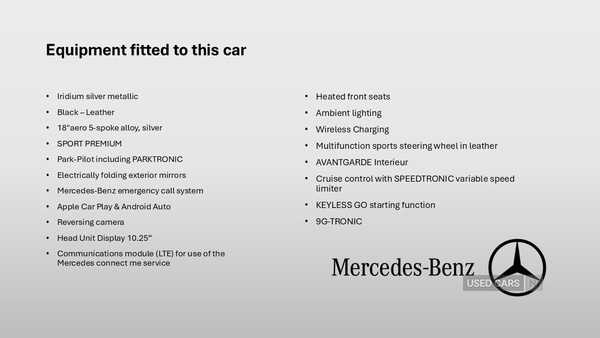 Used Mercedes-Benz C Class 2020 for sale - 77441759: Photo 5