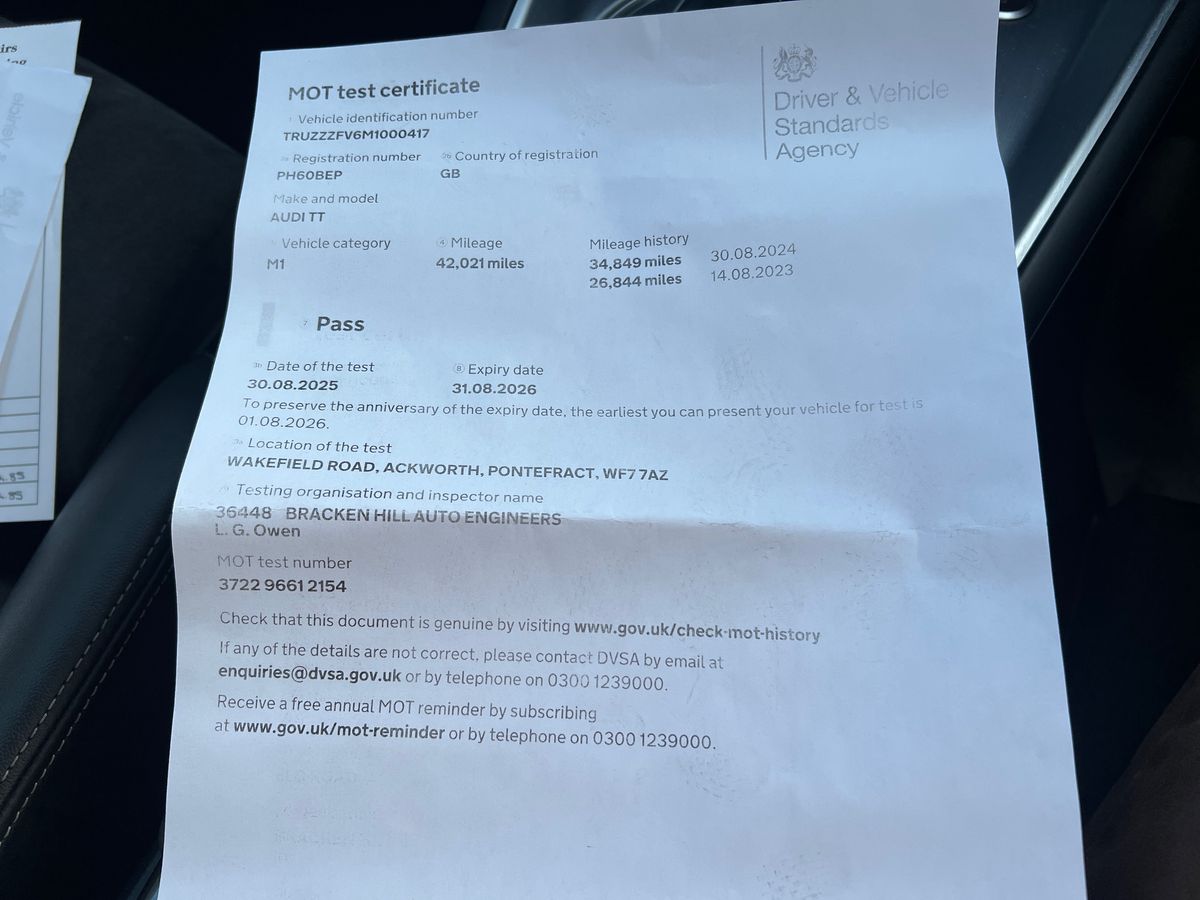 Used Audi TT 2020 for sale - 77552408: Photo 38