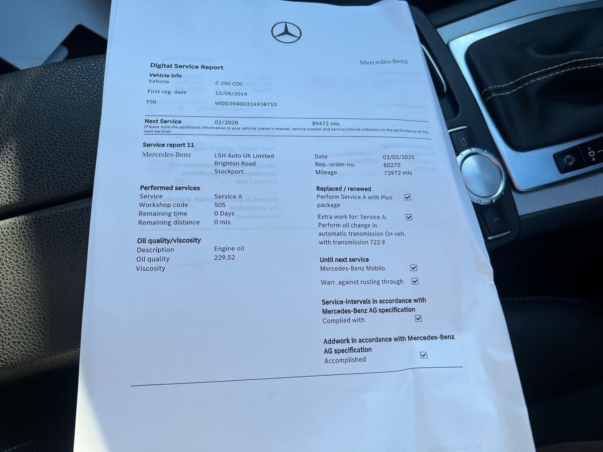 Used Mercedes-Benz C Class 2014 for sale - 77556801: Photo 34