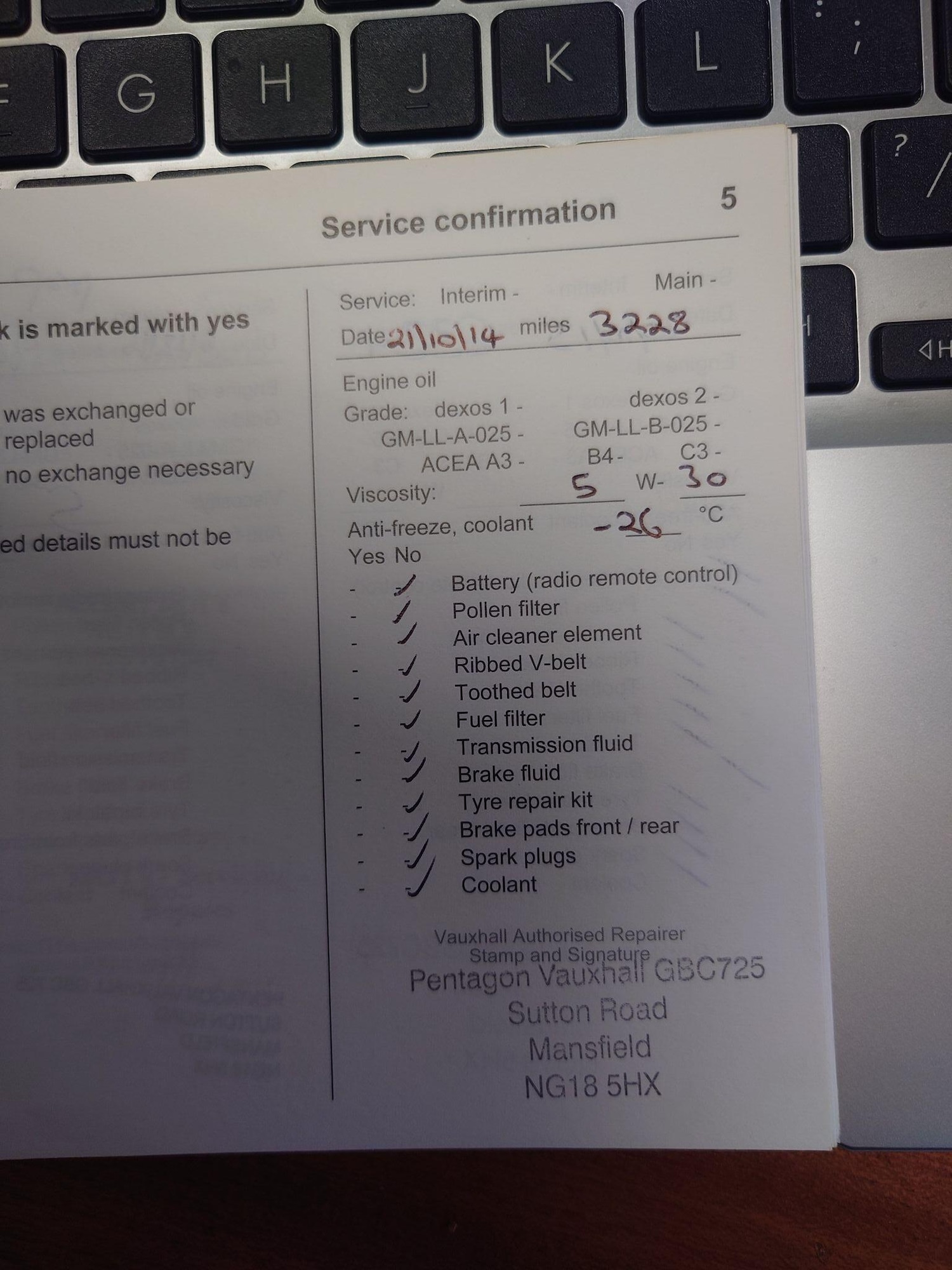 Used Vauxhall Zafira 2013 for sale - 76913933: Photo 11