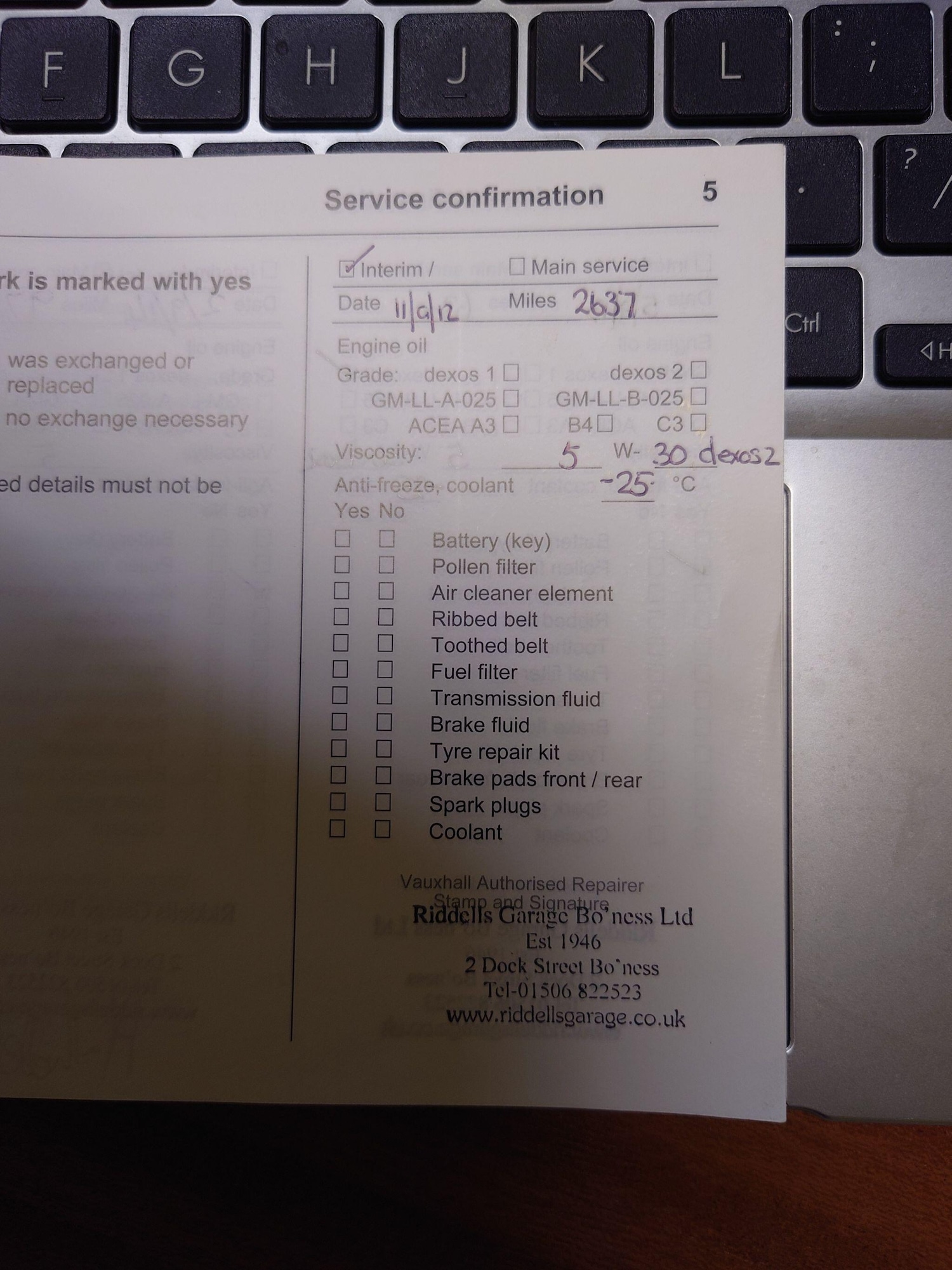 Used Vauxhall Zafira 2013 for sale - 77279238: Photo 8